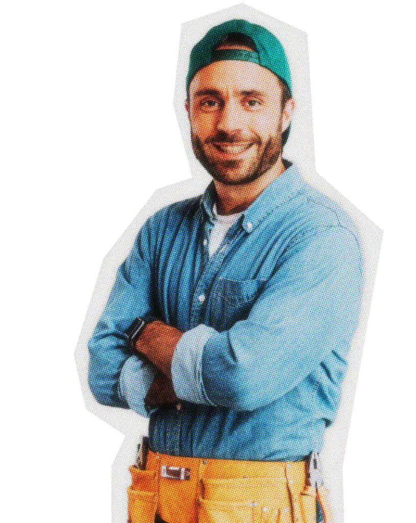 contractor on job site